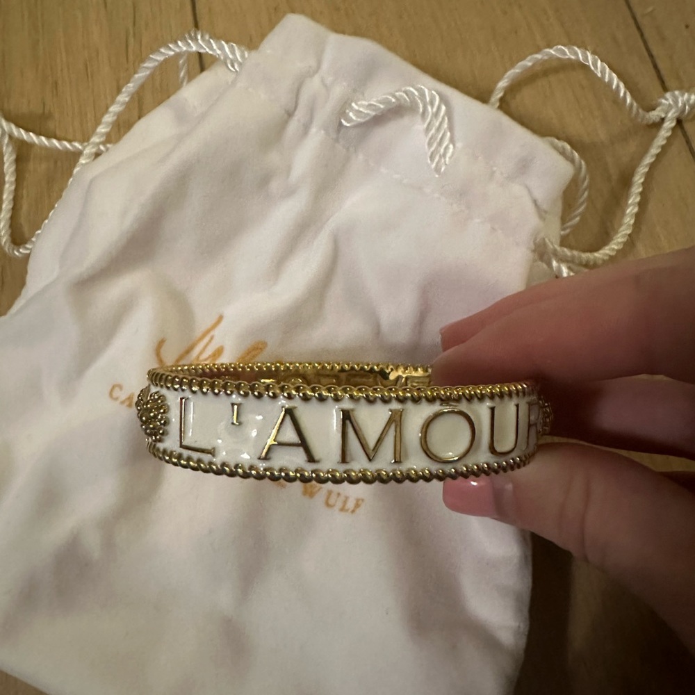 Juliska L’amour Toujour Gold plated bangle